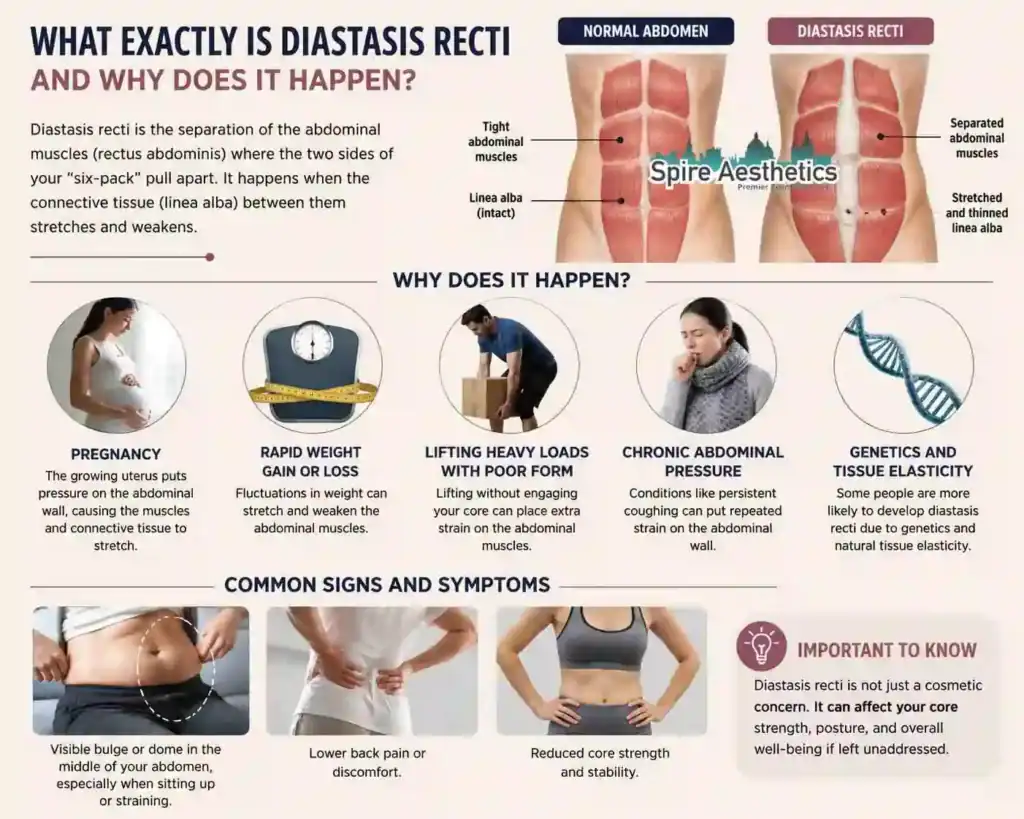 What Exactly Is Diastasis Recti and Why Does It Happen Bedford?
